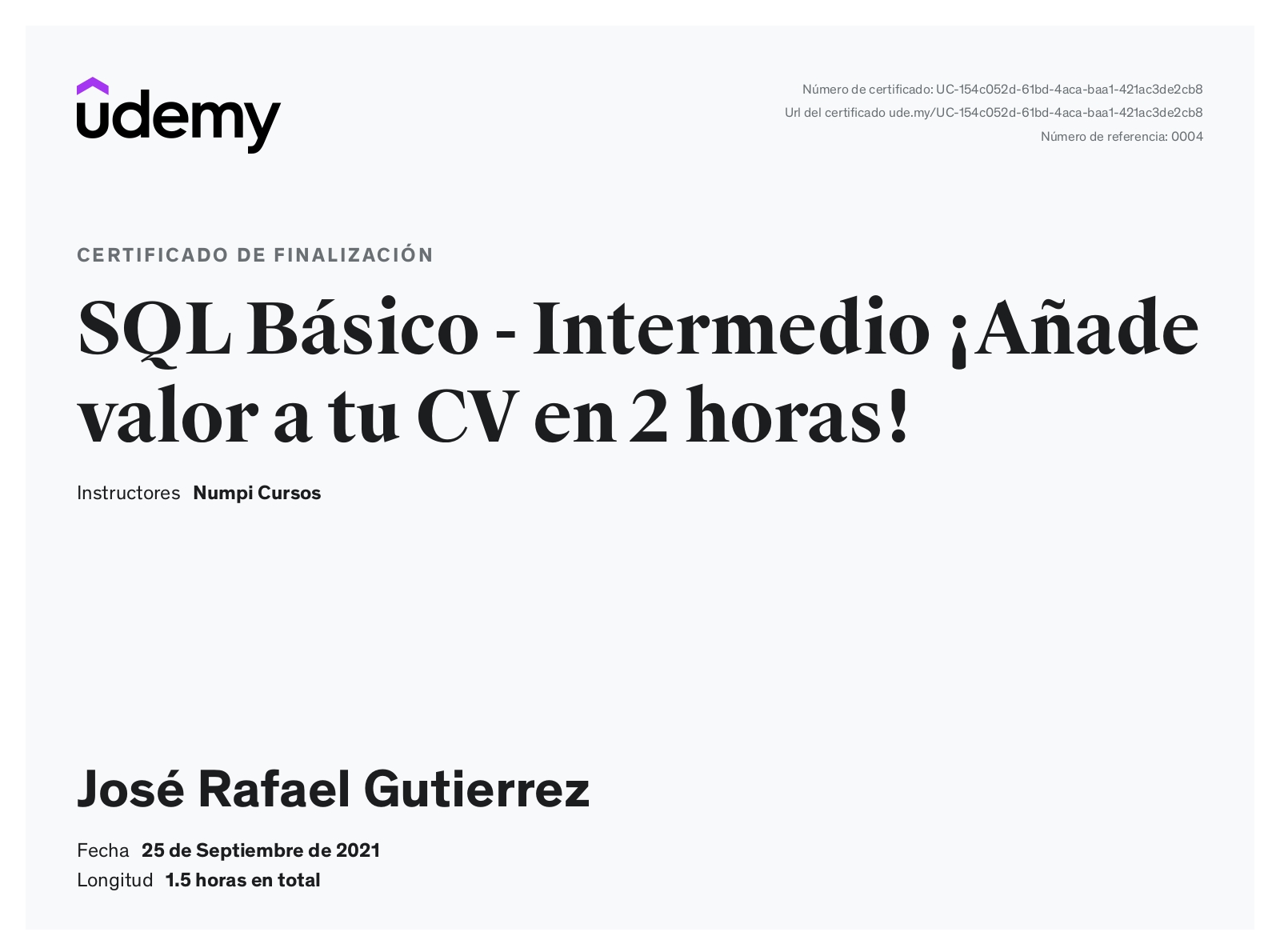 SQL Basic - Intermediate