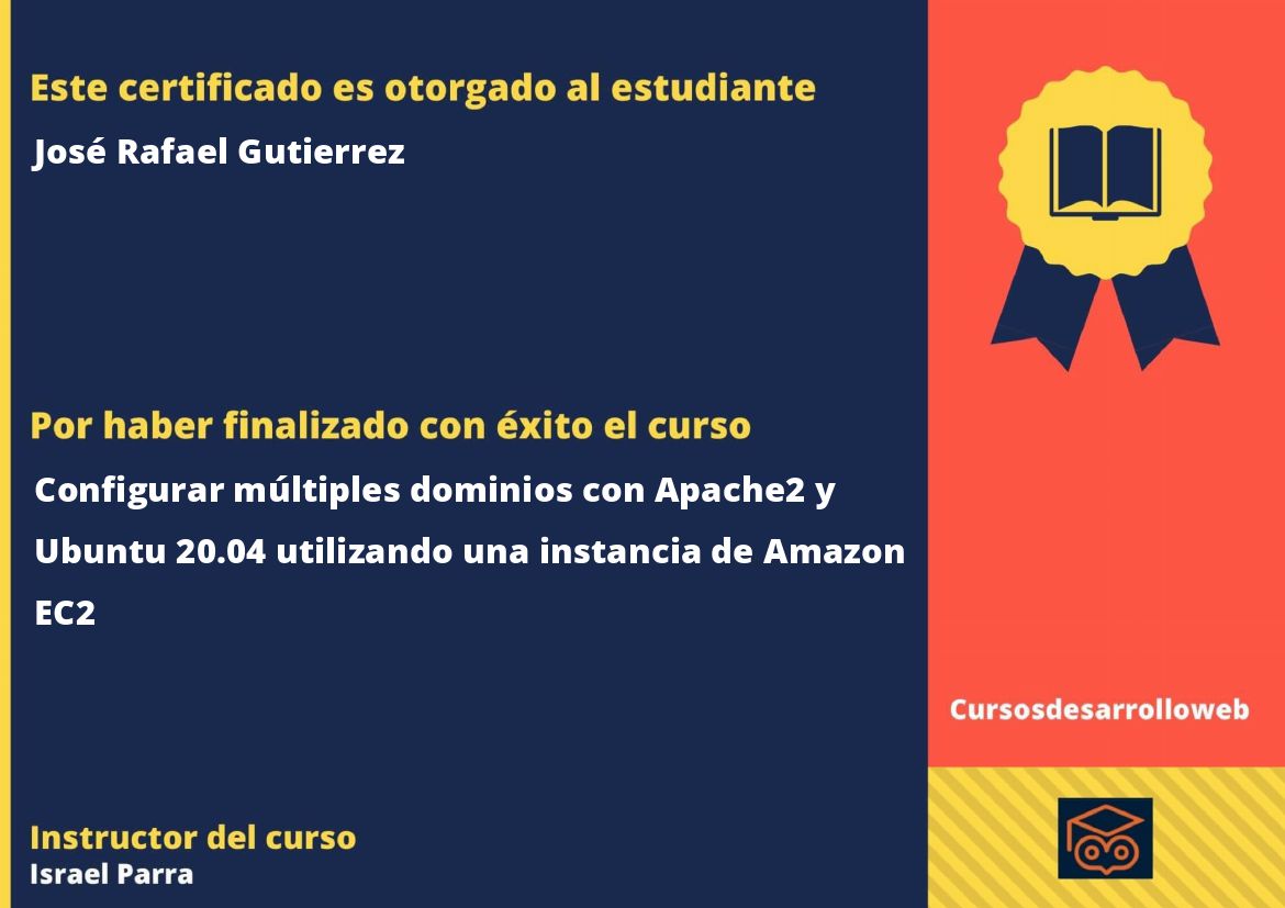 Configuring multiple domains with Apache2 and Ubuntu on an Amazon EC2 instance